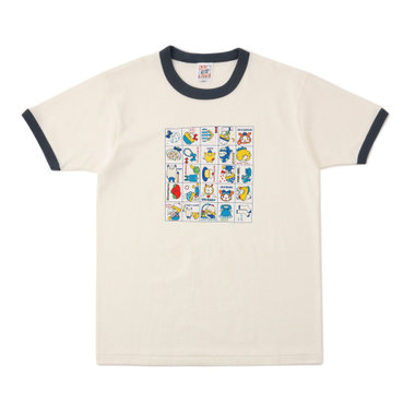 横浜DeNAベイスターズ×シモジマ/リンガーTシャツ/DB.スターマン＆DB.キララ＆BART＆CHAPY