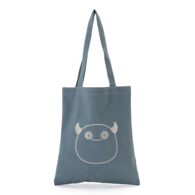 マスコット刺繍デニムトート/CHAPY