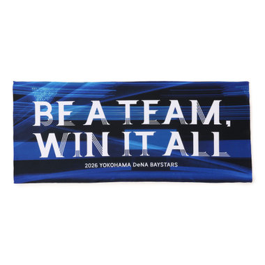 2026シーズンスローガン/BE A TEAM, WIN IT ALL/冷感フェイスタオル