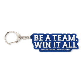 2026シーズンスローガン/BE A TEAM, WIN IT ALL/ラバーキーホルダー