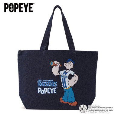 横浜DeNAベイスターズ×POPEYE™/デニムトートバッグ