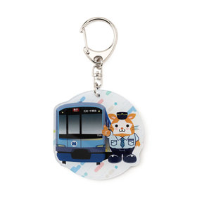 横浜DeNAベイスターズ×横浜高速鉄道/ご当地スターマン/アクリルキーホルダー