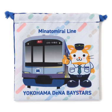 横浜DeNAベイスターズ×横浜高速鉄道/ご当地スターマン/巾着