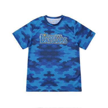 キッズドライTシャツ/カモフラージュ柄/チームロゴ