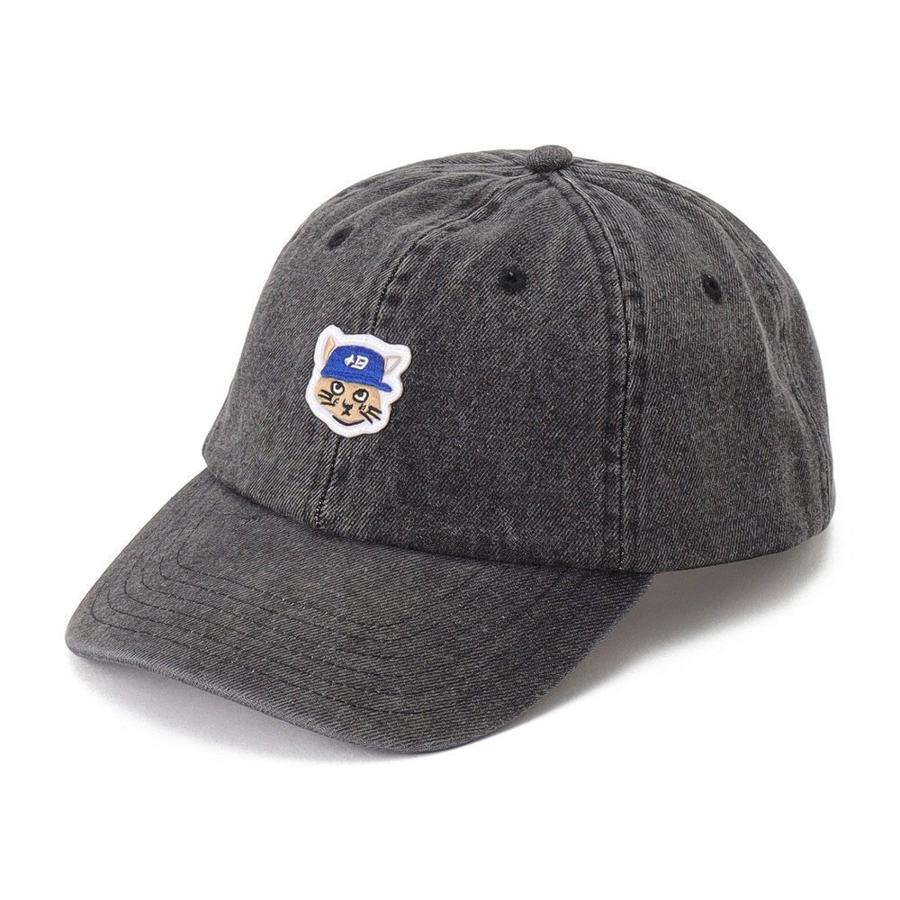 B】/CATワッペン/デニムキャップ/ブラック（ydb4573676220486）|商品