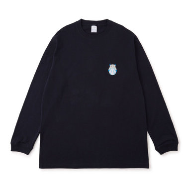 野球ボール刺繍/ロングスリーブTシャツ/BART