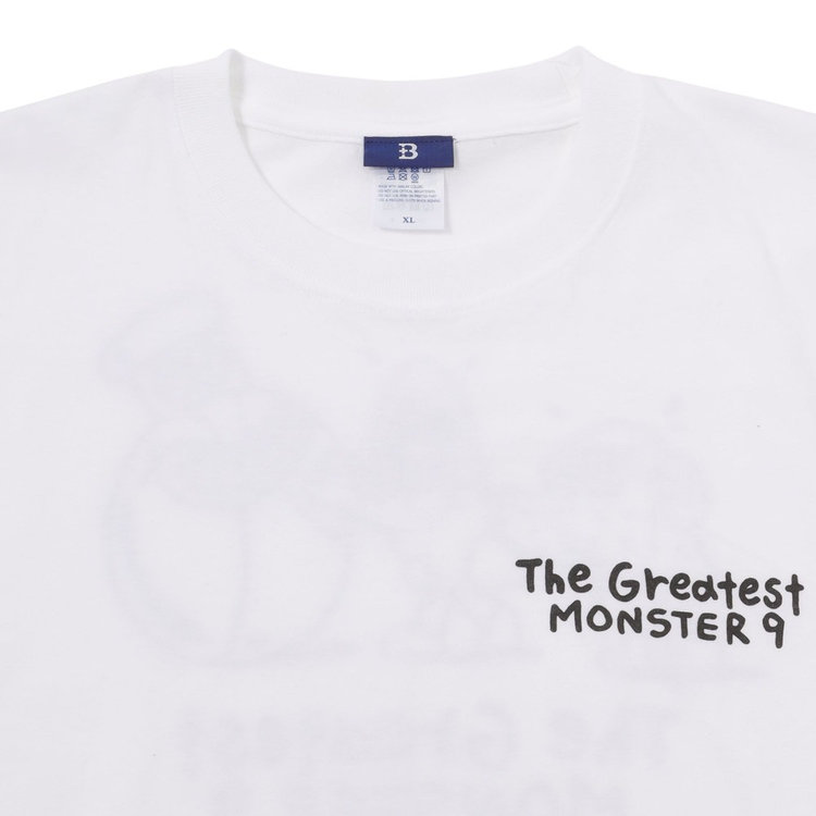 B】/The Greatest MONSTER 9/Tシャツ/ホワイト