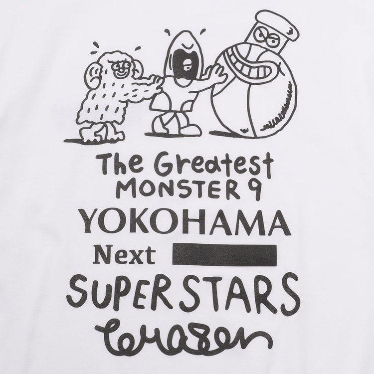 B】/The Greatest MONSTER 9/Tシャツ/ホワイト