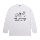 【+B】/The Greatest MONSTER 9/ロングTシャツ/ホワイト