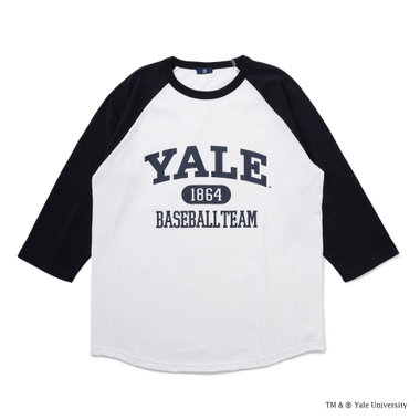 【+B】/Yale University/ラグランTシャツ