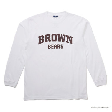【+B】/Brown University/ロングTシャツ