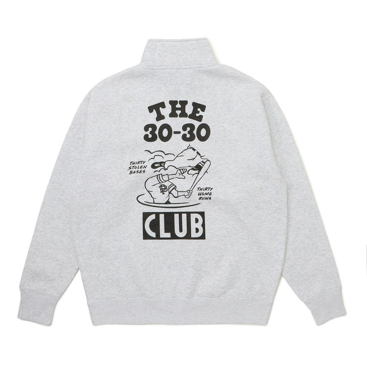 B】/30-30 CLUB/ハーフジップスウェット（ydb4582618704489