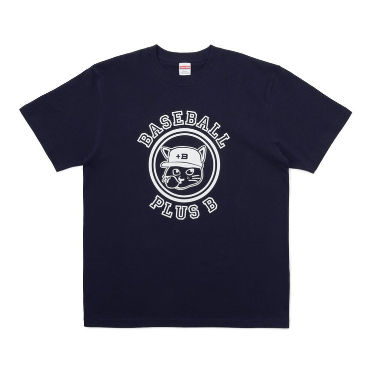 【+B】/サークルCAT/Tシャツ, ネイビー, S