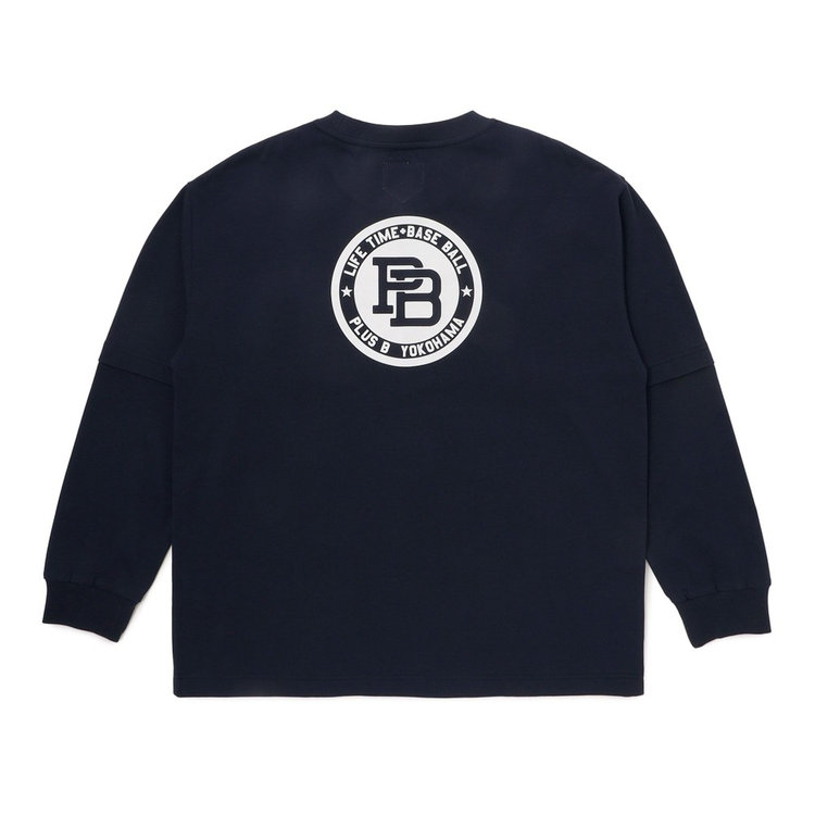 B】/フェイクレイヤードロングTシャツ（ydb4582618829793）|商品