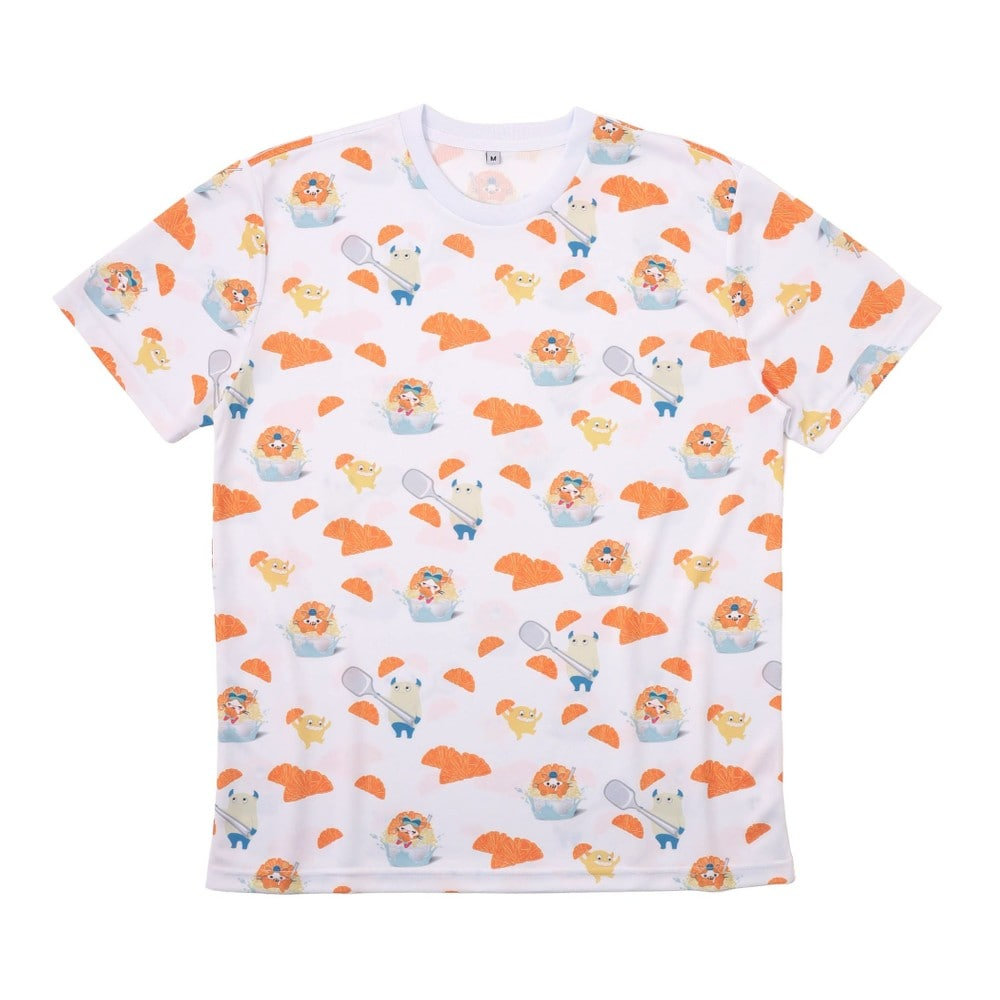 みかん氷/マスコット総柄Tシャツ/DB.スターマン＆DB.キララ