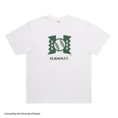 【+B】/HAWAIIロゴ/Tシャツ