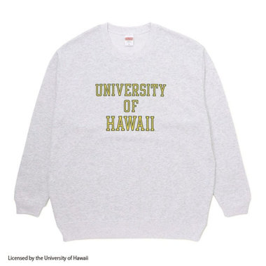 【+B】/UNIVERSITY OF HAWAII/スウェットクルー