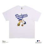 【+B】/PEANUTS/Tシャツ/DODGERS