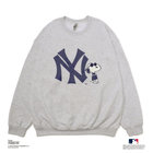 【+B】/PEANUTS/スウェットクルー/YANKEES