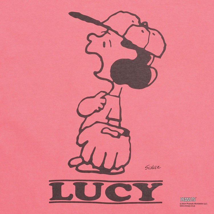 【+B】/PEANUTS/Ｔシャツ/LUCY