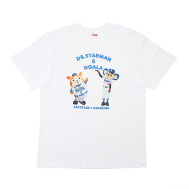 DB.スターマン×ドアラ/Tシャツ, ホワイト, S