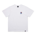 【+B】/ハローキティ/ロゴ刺繍Tシャツ