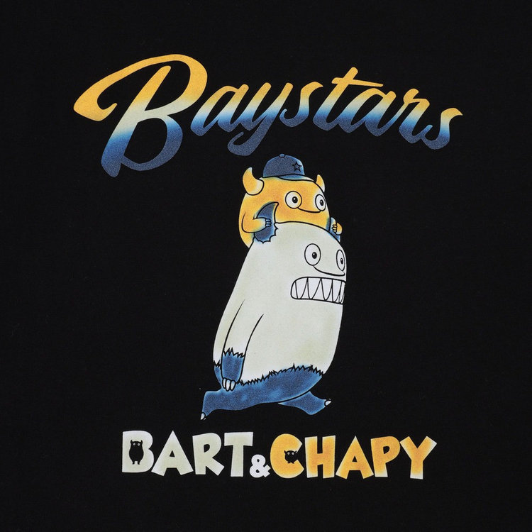 マスコットTシャツ/フロッキープリント/BART&CHAPY マスコットTシャツ/フロッキープリント/BART&CHAPY