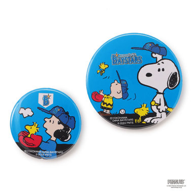 横浜DeNAベイスターズ×SNOOPY/缶バッジ