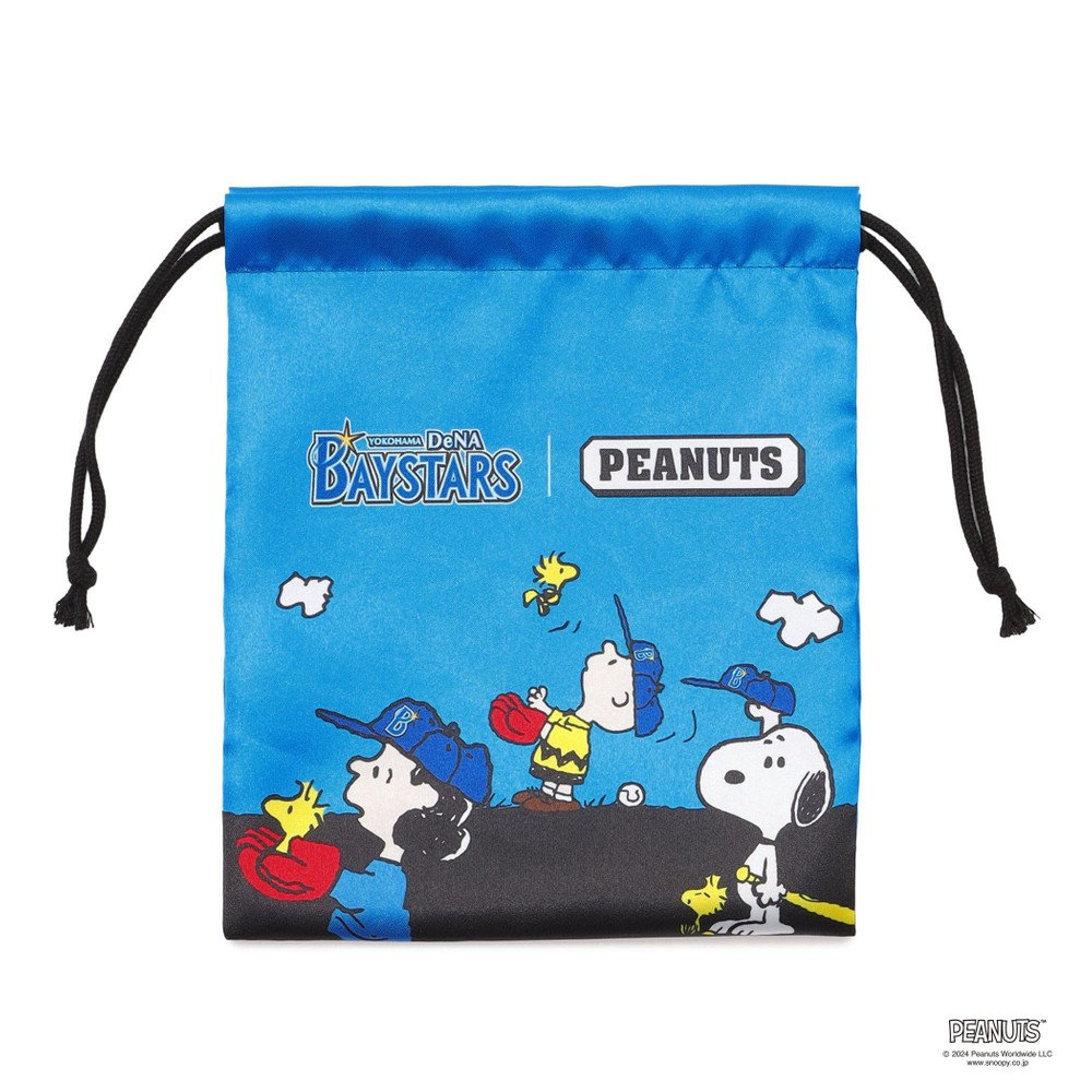 横浜DeNAベイスターズ×SNOOPY/巾着（ydb4582748041836）|商品詳細|BAYSTORE ONLINE