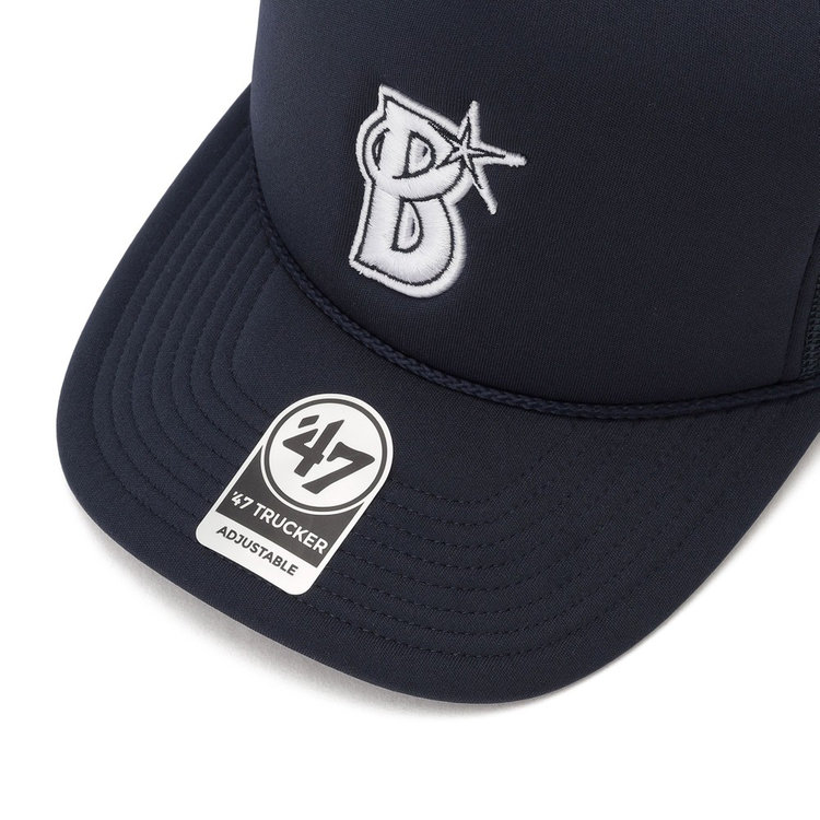 Dime ネイビー ブラック メッシュキャップ ロゴ ヘマストーン メッシュキャップ ブラック｜アパレル｜製品