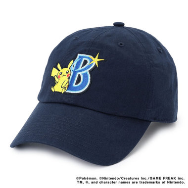 【9月末頃より順次お届け】ポケモンベースボールフェスタ2026/カーブドバイザーキャップ/ピカチュウ/ネイビー