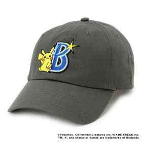 【9月末頃より順次お届け】ポケモンベースボールフェスタ2026/カーブドバイザーキャップ/ピカチュウ/グレー