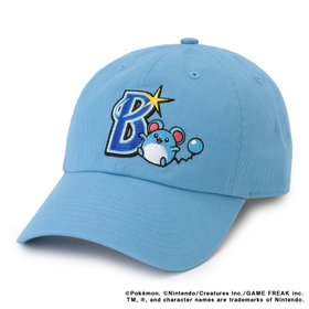 【9月末頃より順次お届け】ポケモンベースボールフェスタ2026/カーブドバイザーキャップ/マリル/スカイブルー