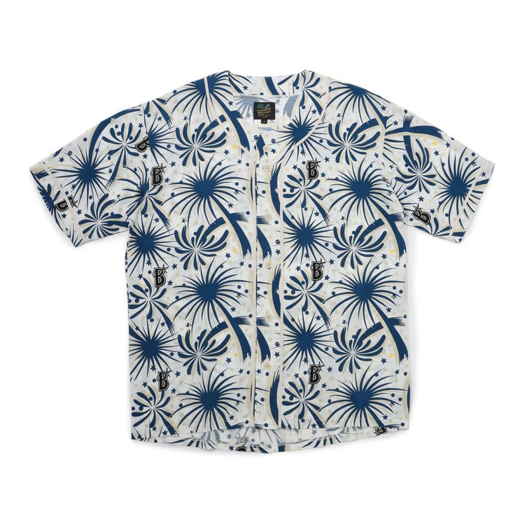 ハワイアンホリデー/花火/ベースボールシャツ（ydb4900551594866 