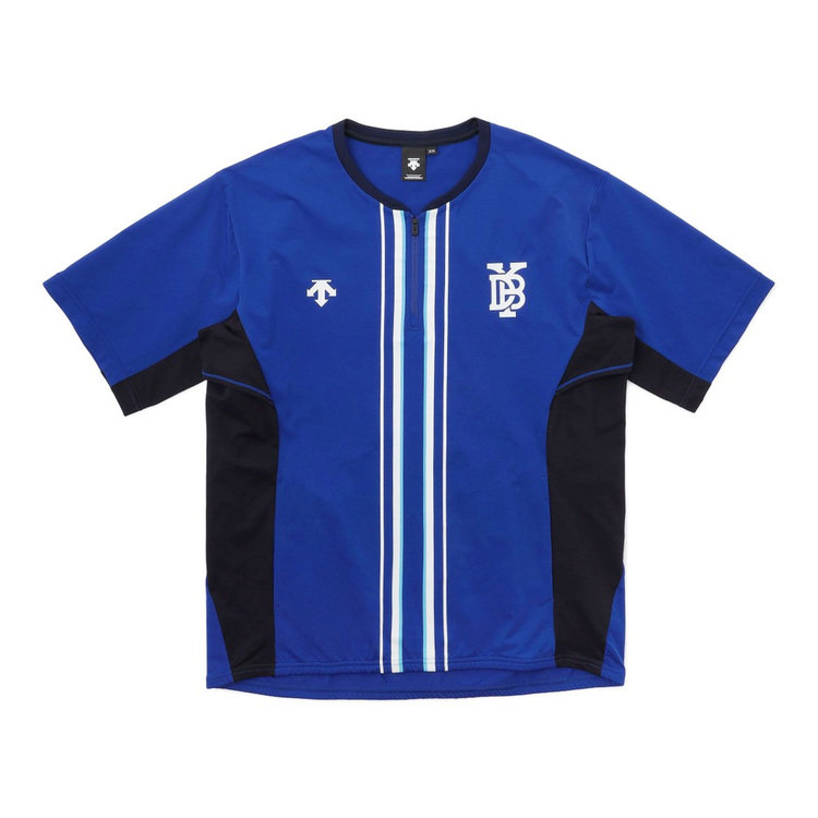 横浜DeNAベイスターズ×デサント/ジャガードグラフィック半袖シャツ 