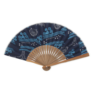 てぬぐい扇子/yokohama（ydb4947109954062）|商品詳細|BAYSTORE