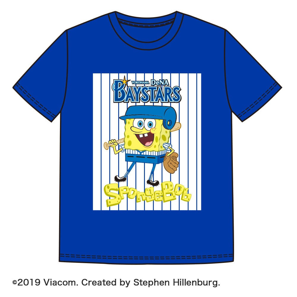 横浜denaベイスターズxスポンジ ボブ プリントtシャツ 商品詳細 Baystore Online