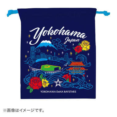 横浜ペインティングデザイン巾着