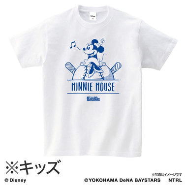ミッキーマウスベースボールコレクション2021/ミニーマウス/Tシャツ/HUMMING/ホワイト/KIDS