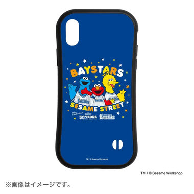 セサミストリート50th x YOKOHAMA DeNA BAYSTARS iPhone X/Xs ラバーエッジケース