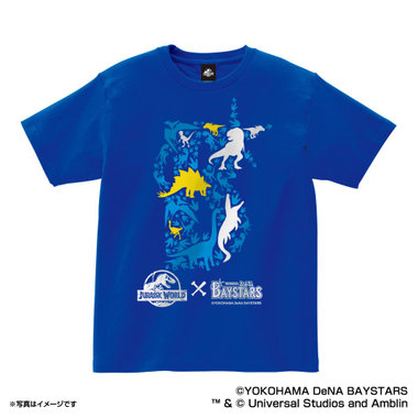 横浜DeNAベイスターズ×JURASSIC WORLD/ロゴ/Tシャツ