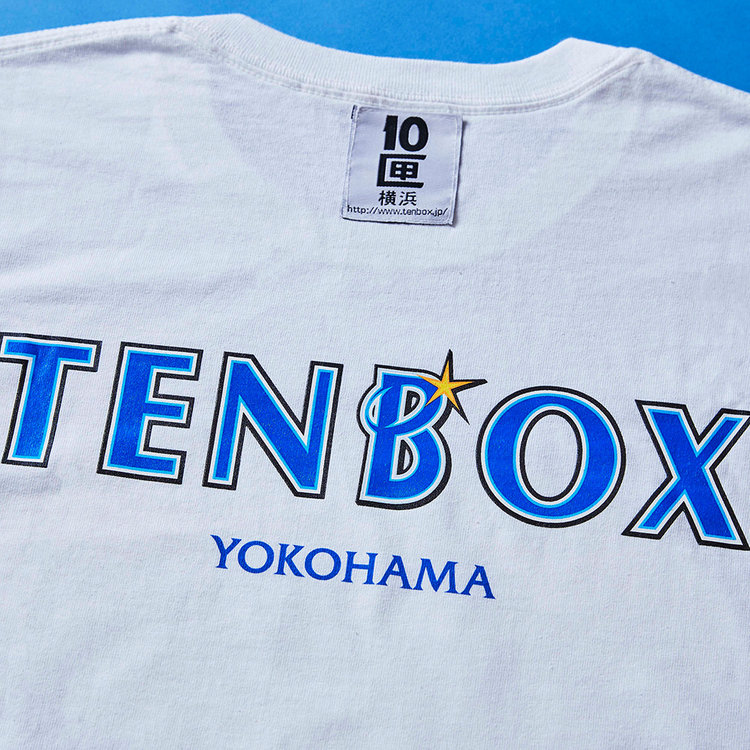 横浜DeNAベイスターズ×TENBOX/logoTシャツ, ホワイト, S