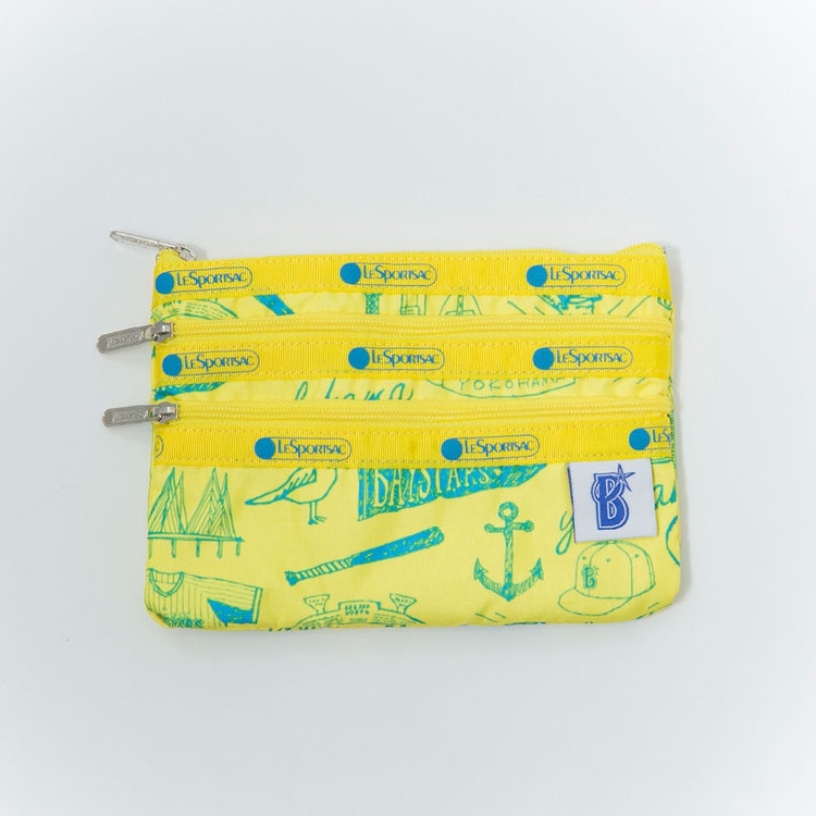 横浜denaベイスターズ X Lesportsac 3 Zip Cosmetic Yyellow Ydb 商品詳細 Baystore Online