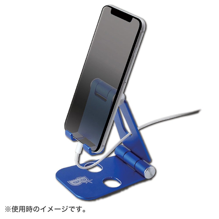 横浜denaベイスターズxnojima スマホスタンド 横浜ブルーメタリック 商品詳細 Baystore Online