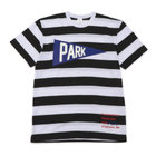 【+B】/PARK太ボーダーTシャツ/black × white