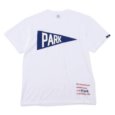 【+B】/PARK Tシャツ/white