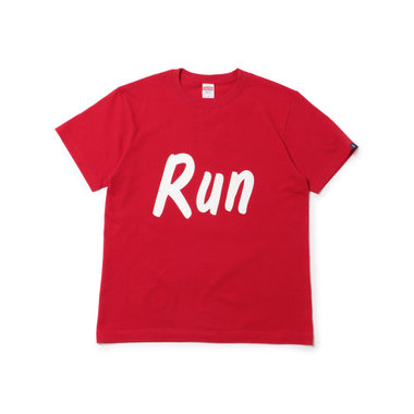 【+B】/BUNT＆RUN/Tシャツ/レッド