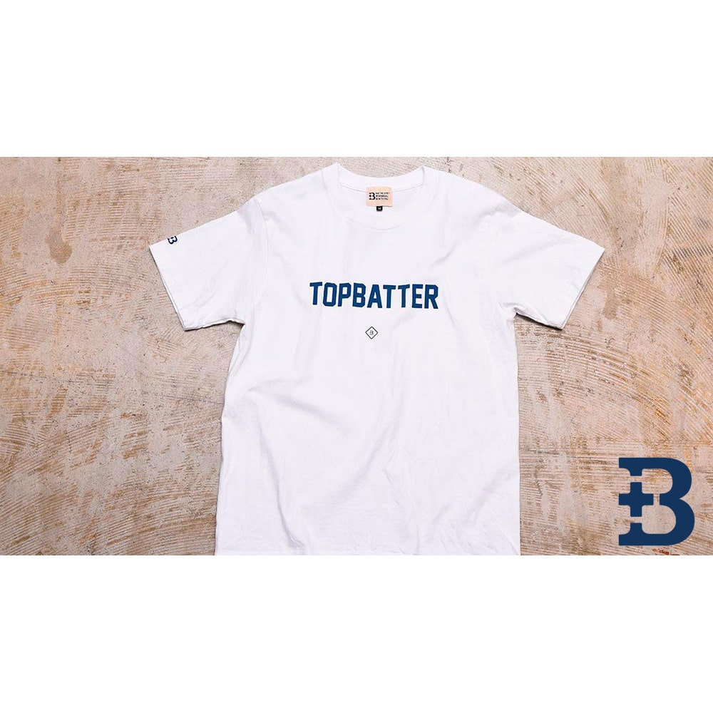 B] Tシャツ(ホワイト・TOPBATTER)（ydb28377）|商品詳細|BAYSTORE ONLINE