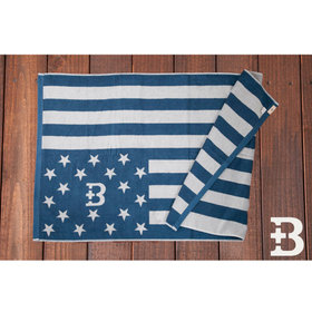 【+B】バスタオル(星柄国旗風)